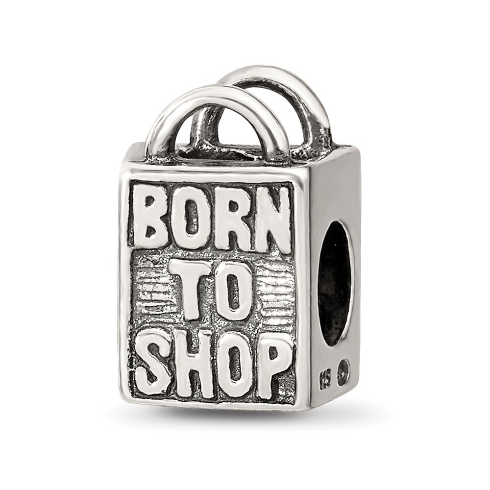 Sterling Silver Reflections Born to Shop Bead