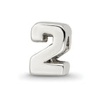 Sterling Silver Reflections Number 2 Bead
