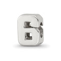 Sterling Silver Reflections Number 6 Bead