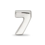 Sterling Silver Reflections Number 7 Bead