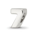 Sterling Silver Reflections Number 7 Bead