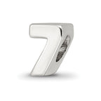 Sterling Silver Reflections Number 7 Bead