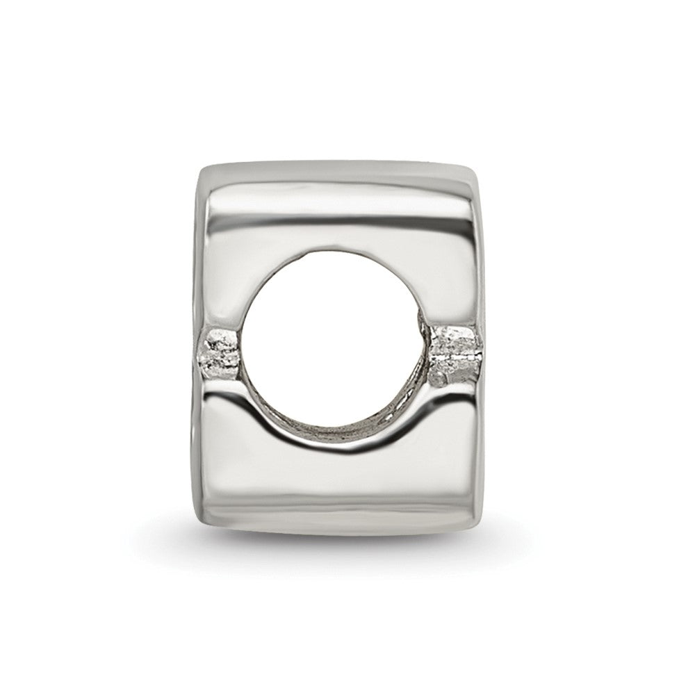 Sterling Silver Reflections Number 8 Bead