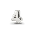 Sterling Silver Reflections Kids Number 4 Bead