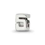Sterling Silver Reflections Kids Number 5 Bead
