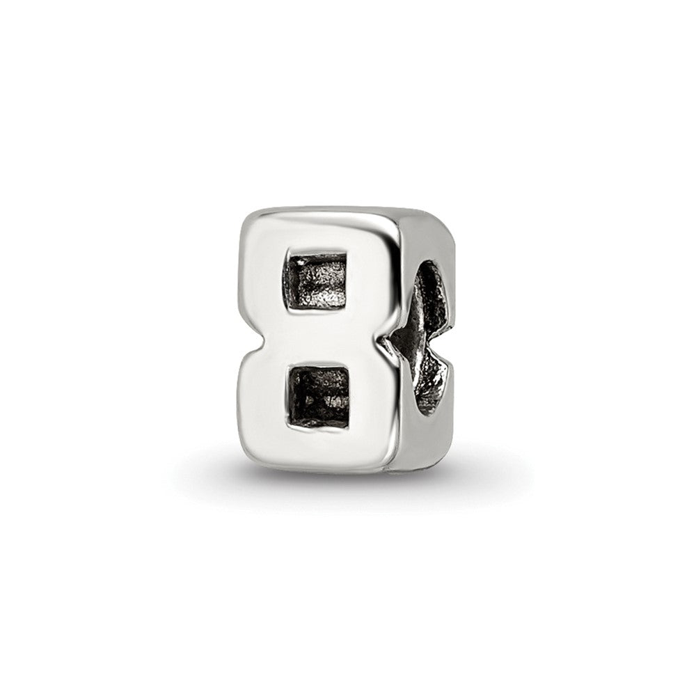 Sterling Silver Reflections Kids Number 8 Bead