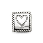 Sterling Silver Reflections Anchor, Cross, Heart Trilogy Three Sided Bead