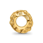 Sterling Silver Gold-plated Reflections Dots Bali Bead