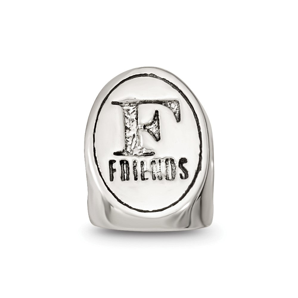 Sterling Silver Reflections Best Friend Trilogy Oval Bead