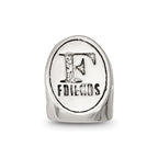 Sterling Silver Reflections Best Friend Trilogy Oval Bead