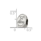Sterling Silver Reflections Best Friend Trilogy Oval Bead