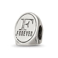 Sterling Silver Reflections Best Friend Trilogy Oval Bead