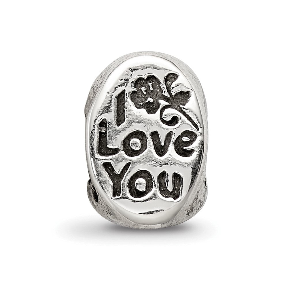 Sterling Silver Reflections #1 Mom Trilogy Oval Bead