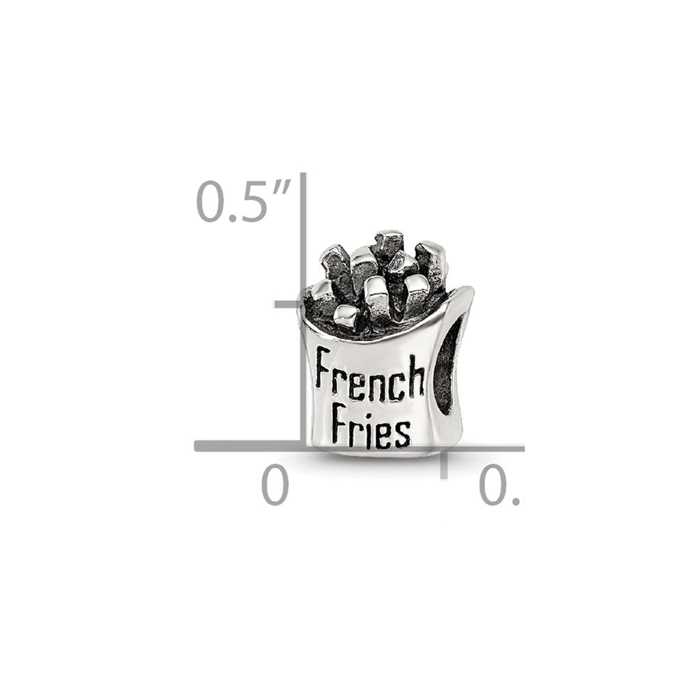 Sterling Silver Reflections French Fries Bead
