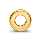 Sterling Silver Gold-plated Reflections Live Laugh Love Spacer Bead