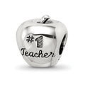 Sterling Silver Reflections #1 Teacher on Apple Bead