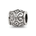 Sterling Silver Reflections Scroll Bali Bead
