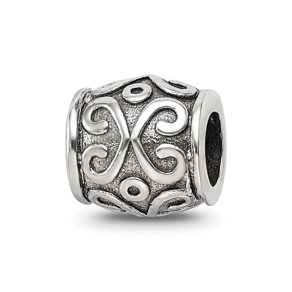 Sterling Silver Reflections Scroll Bali Bead