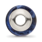 Sterling Silver Reflections Sodalite Stone Bead