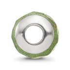 Sterling Silver Reflections Aventurine Stone Bead