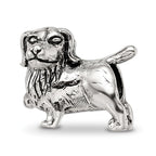 Sterling Silver Reflections Golden Retriever Bead