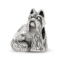 Sterling Silver Reflections Miniature Schnauzer Bead
