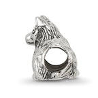 Sterling Silver Reflections Shetland Sheepdog Bead