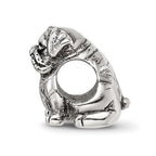Sterling Silver Reflections Bulldog Bead
