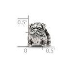 Sterling Silver Reflections Bulldog Bead
