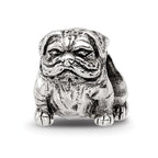 Sterling Silver Reflections Bulldog Bead