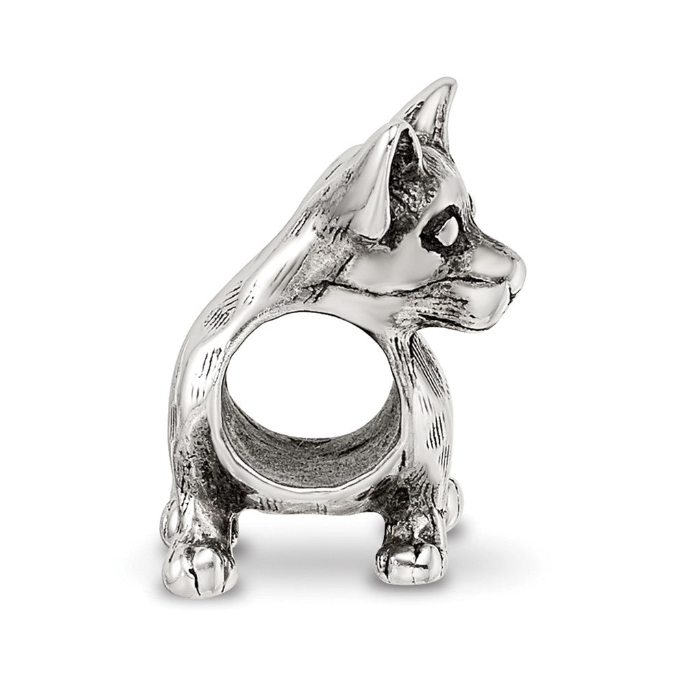 Sterling Silver Reflections Chihuahua Bead