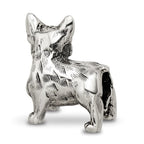 Sterling Silver Reflections Boston Terrier Bead
