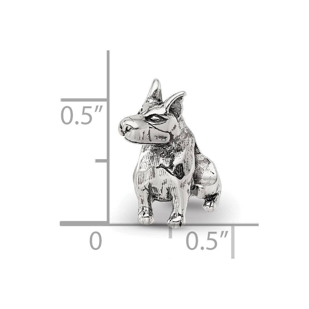 Sterling Silver Reflections Doberman Pinscher Bead