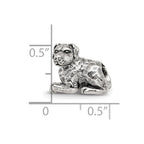 Sterling Silver Reflections Rottweiler Bead