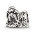 Sterling Silver Reflections Shih Tzu Bead