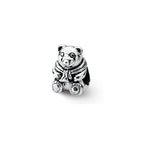 Sterling Silver Reflections Teddy Bear Bead