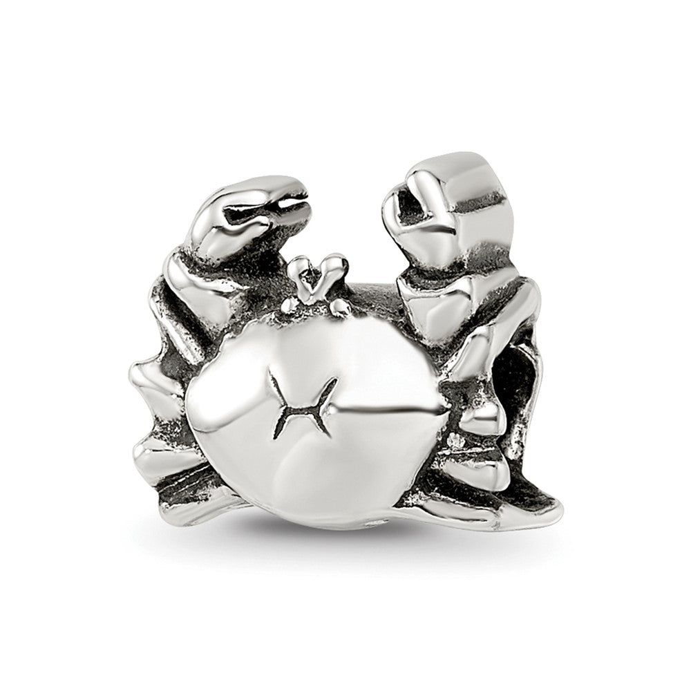 Sterling Silver Reflections Crab Bead