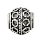 Sterling Silver Reflections Decorative Bali Bead