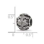 Sterling Silver Reflections Decorative Bali Bead