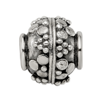 Sterling Silver Reflections Decorative Bali Bead