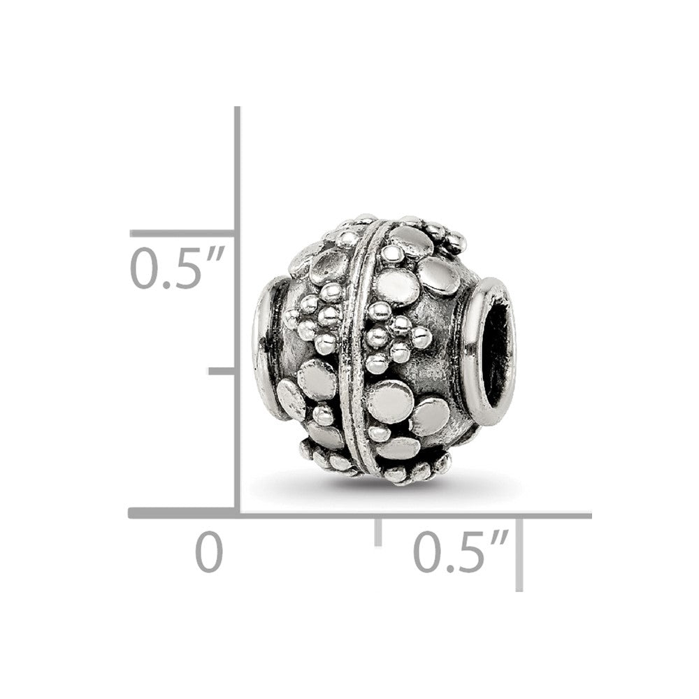 Sterling Silver Reflections Decorative Bali Bead