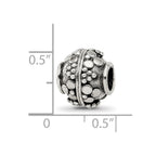 Sterling Silver Reflections Decorative Bali Bead