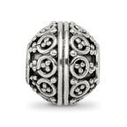 Sterling Silver Reflections Decorative Bali Bead