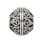 Sterling Silver Reflections Decorative Bali Bead