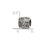 Sterling Silver Reflections Floral Bead