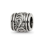 Sterling Silver Reflections Floral Bead