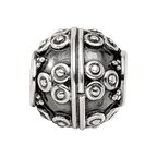 Sterling Silver Reflections Decorative Bali Bead
