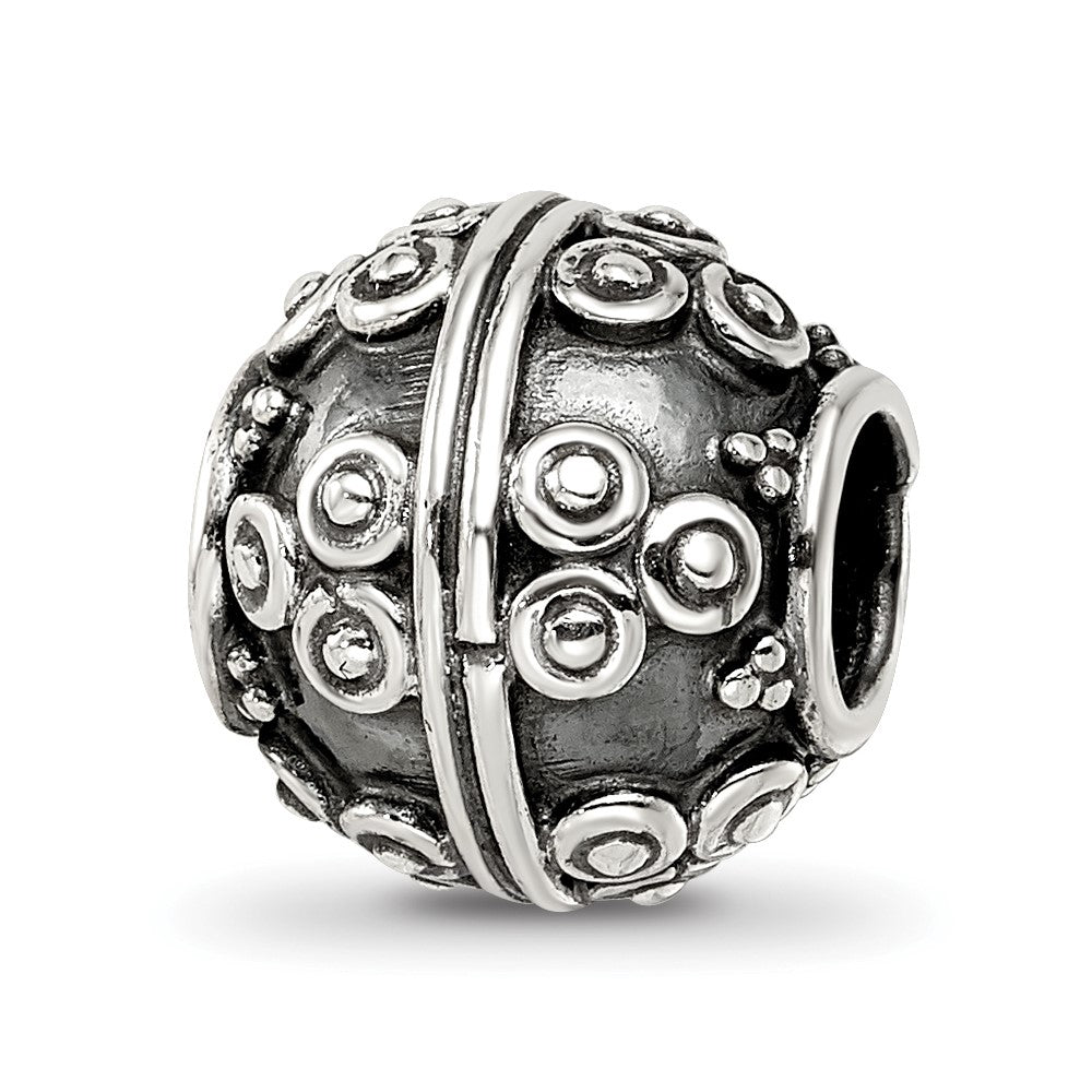 Sterling Silver Reflections Decorative Bali Bead