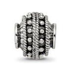 Sterling Silver Reflections Decorative Bali Bead