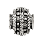 Sterling Silver Reflections Decorative Bali Bead